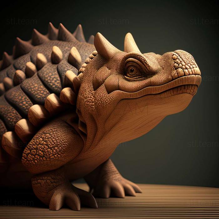 3D модель Синанкилозавр (STL)